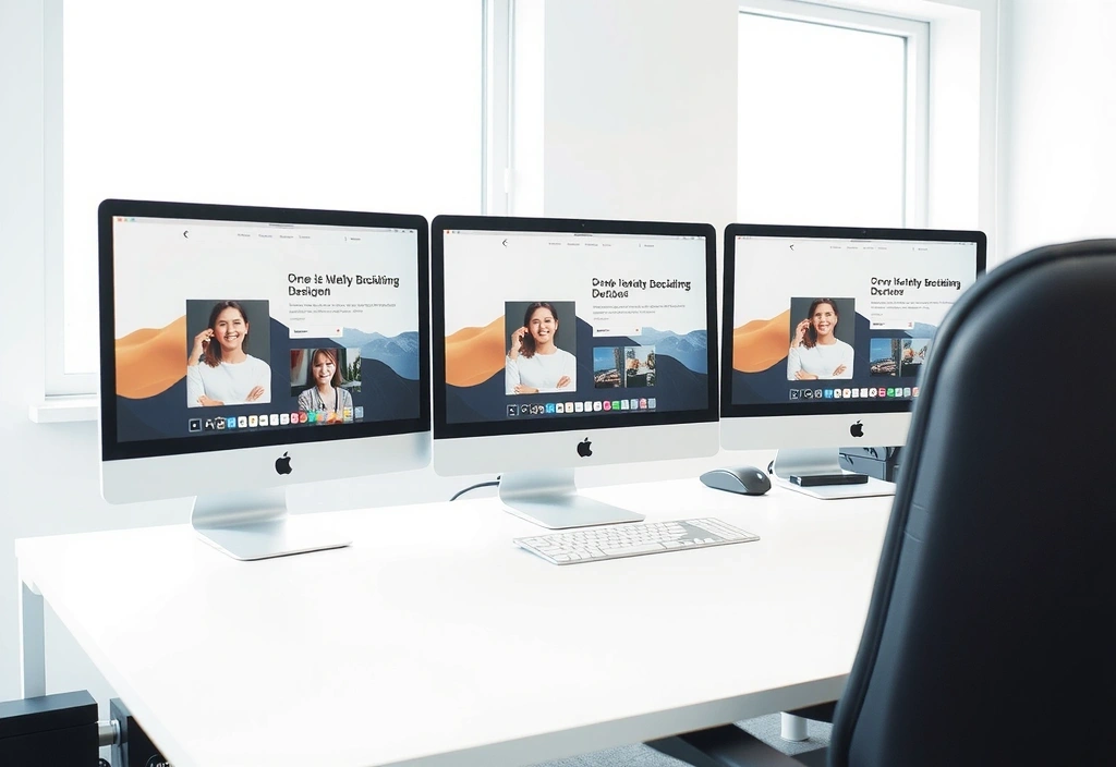 Professional web design services showcase